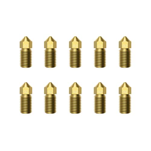 Set 10 Duze Extrudare pentru imprimanta 3D AnkerMake M5, Auriu 0.2mm 1 Set 10 Duze Extrudare pentru imprimanta 3D AnkerMake M5, Auriu 0.2mm