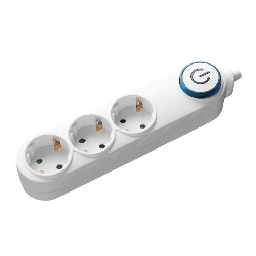 Prelungitor Samus 3PI3-3680, 3 Prize, 3M, 3680 W, Intrerupator, Alb 1 Prelungitor Samus 3PI3-3680, 3 Prize, 3M, 3680 W, Intrerupator, Alb