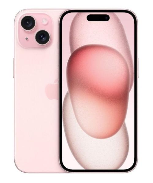 Telefon Mobil Apple iPhone 15, Super Retina XDR OLED 6.1inch, 256GB Flash, Camera Duala 48 + 12 MP, Wi-Fi, 5G, iOS (Roz)