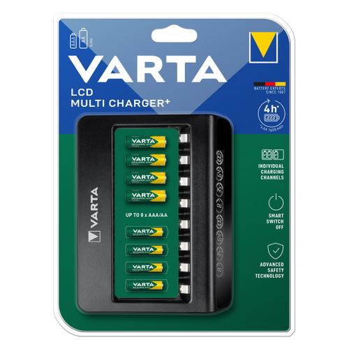 Varta Incarcator LCD Multi Charger+ 57681.101401 cu 8 canale AA (R6) / AAA (R3) (1/2) 1 Varta Incarcator LCD Multi Charger+ 57681.101401 cu 8 canale AA (R6) / AAA (R3) (1/2)