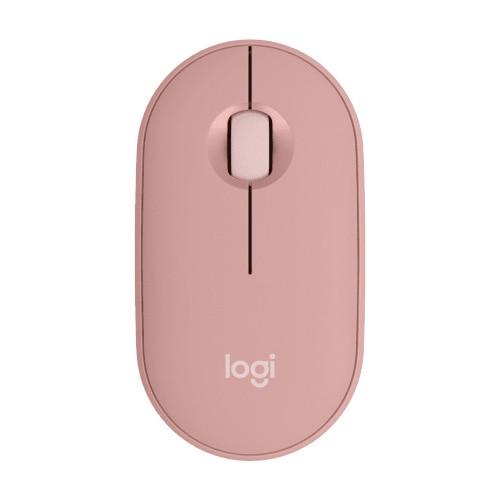Mouse wireless Logitech Pebble 2 M350s, bluetooth, dongleless, Roz 1 Mouse wireless Logitech Pebble 2 M350s, bluetooth, dongleless, Roz