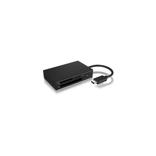 Cititor extern de carduri, Raidsonic, Interfata USB3.0 tip, Negru 1 Cititor extern de carduri, Raidsonic, Interfata USB3.0 tip, Negru