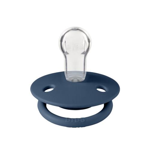 Suzeta De Lux Silicon, tetina rotunda, marime universala (0-3 ani) Steel Blue, BIBS 1 Suzeta De Lux Silicon, tetina rotunda, marime universala (0-3 ani) Steel Blue, BIBS