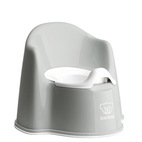 Olita cu protectie spate, BabyBjorn, Potty Chair Grey / White 1 Olita cu protectie spate, BabyBjorn, Potty Chair Grey / White