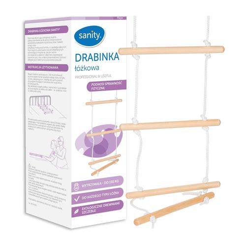 Scara de pat Sanity pentru reabilitare, rezistenta, 6 trepte din lemn ecologic, greutate maxima 150 kg, 180 cm lungime 1 Scara de pat Sanity pentru reabilitare, rezistenta, 6 trepte din lemn ecologic, greutate maxima 150 kg, 180 cm lungime