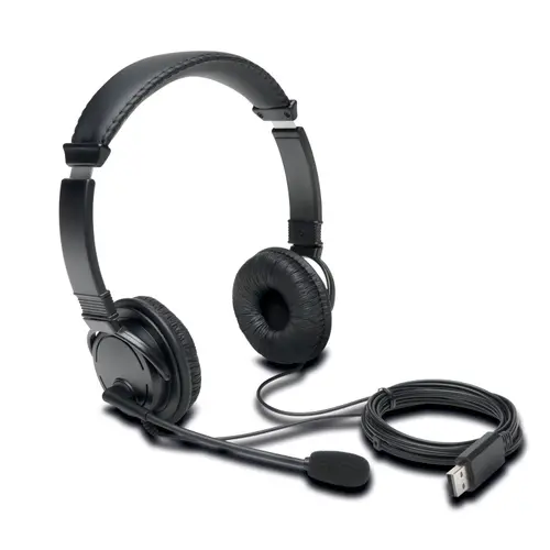 Casti Kensington call center K97601WW, USB 2.0, Negru 1 Casti Kensington call center K97601WW, USB 2.0, Negru