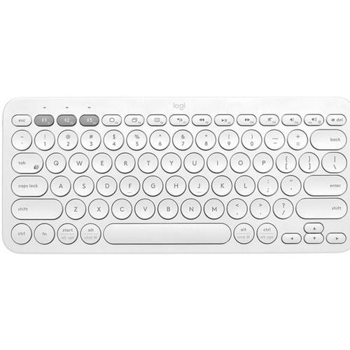 Tastatura Bluetooth Logitech Pebble Keys 2 K380s, Multi-Device (Alb) 1 Tastatura Bluetooth Logitech Pebble Keys 2 K380s, Multi-Device (Alb)