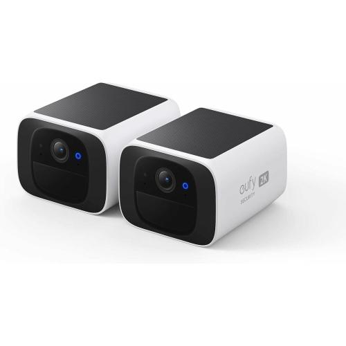 Set de 2 Camere de supraveghere eufy SoloCam S220, Wireless, Panou Solar, Rezolutie 2K, 2.4 GHz Wi-Fi IP67 (Alb) 1 Set de 2 Camere de supraveghere eufy SoloCam S220, Wireless, Panou Solar, Rezolutie 2K, 2.4 GHz Wi-Fi IP67 (Alb)