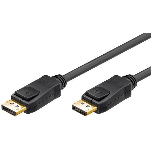 Cablu Lanberg CA-DPDP-10CC-0030-BK, Displayport tata - Displayport tata, contacte aurite, 3m 1 Cablu Lanberg CA-DPDP-10CC-0030-BK, Displayport tata - Displayport tata, contacte aurite, 3m
