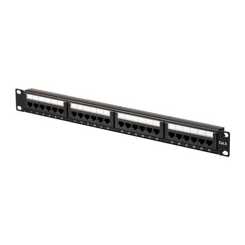 Panou neecranat de conexiuni Digitus, cat 5e, 24 porturi 1 Panou neecranat de conexiuni Digitus, cat 5e, 24 porturi