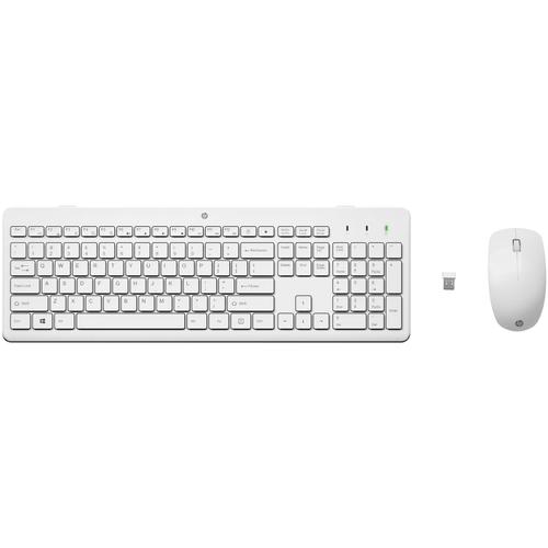 Kit Tastatura si Mouse HP 230 Wireless (Alb) 1 Kit Tastatura si Mouse HP 230 Wireless (Alb)