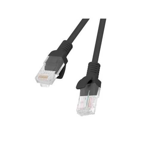 Cablu Patchcord Lanberg RJ45, cat. 5e, UTP, 1m, Negru 1 Cablu Patchcord Lanberg RJ45, cat. 5e, UTP, 1m, Negru