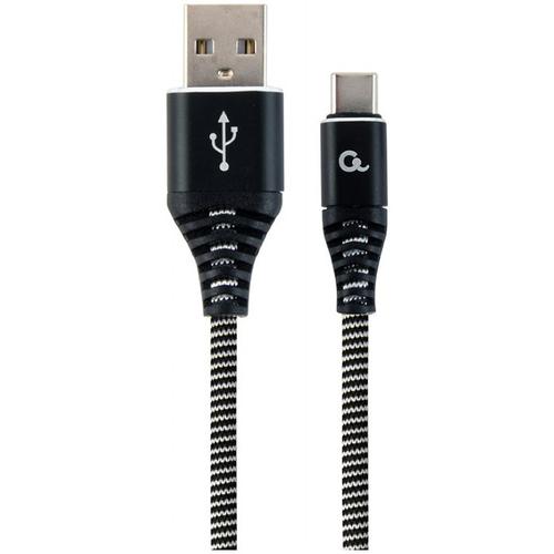 Cablu alimentare si date Gembird, USB 2.0 (T) la USB 2.0 Type-C (T), 1m, Negru / Alb CC-USB2B-AMCM-1M-BW 1 Cablu alimentare si date Gembird, USB 2.0 (T) la USB 2.0 Type-C (T), 1m, Negru / Alb CC-USB2B-AMCM-1M-BW