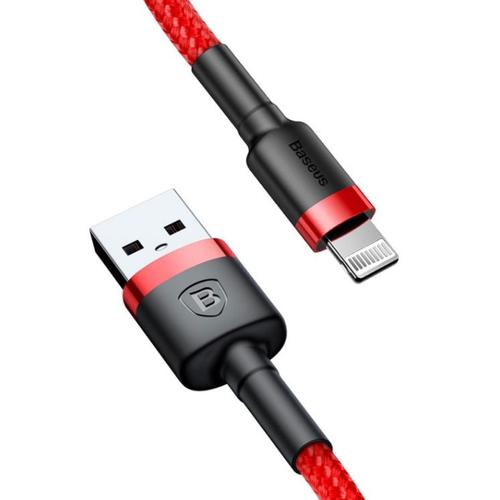 Cablu de date Baseus Kevlar CALKLF-C09, Lightning, 2 m (Rosu) 1 Cablu de date Baseus Kevlar CALKLF-C09, Lightning, 2 m (Rosu)