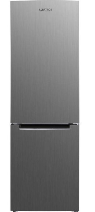 Combina frigorifica Albatros CFX395E, 315 L, Clasa E, H 186 cm (Argintiu)