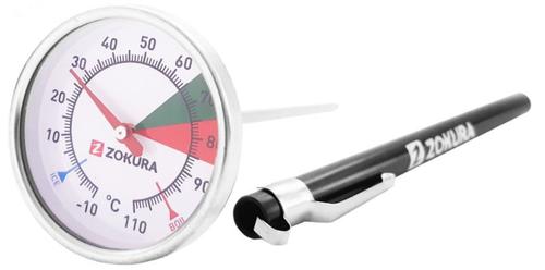 Termometru pentru lapte Zokura Z1186, -10 / 110 °C (Inox) 1 Termometru pentru lapte Zokura Z1186, -10 / 110 °C (Inox)