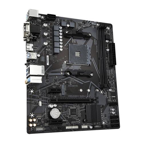 Placa de baza GIGABYTE A520M S2H, AMD A520, AM4, mATX