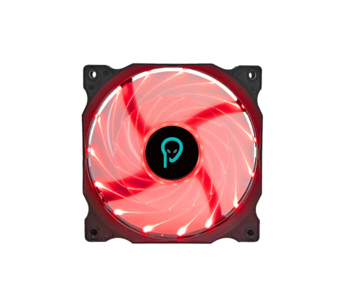 Ventilator Spacer PC 120x120x25 mm SPFC-120-4P-RD, rulment hydraulic, 74 CFM, conector 4-pin, led rosu 1 Ventilator Spacer PC 120x120x25 mm SPFC-120-4P-RD, rulment hydraulic, 74 CFM, conector 4-pin, led rosu