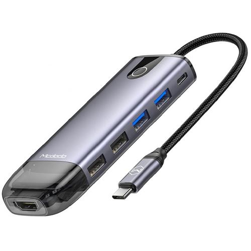 Hub Mcdodo 10 in 1, USB-C, RJ-45, VGA, HDMI 4K, pentru Macbook M1