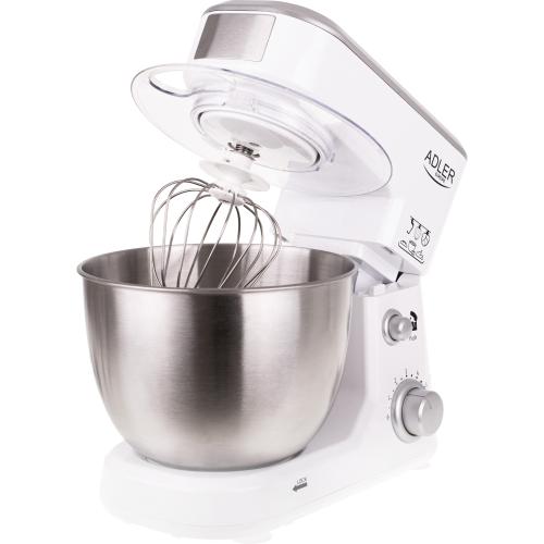 Mixer planetar Adler AD4216, 1000W, 6 viteze, capacitate bol 4l, Alb/Inox 1 Mixer planetar Adler AD4216, 1000W, 6 viteze, capacitate bol 4l, Alb/Inox