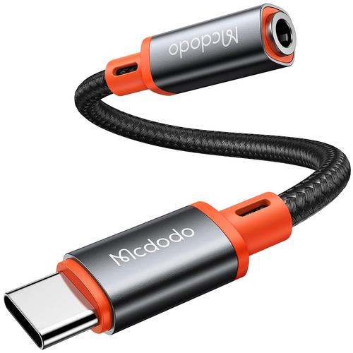 Adaptor pentru telefon Mcdodo, seria Castle, USB-C la mini jack, DAC 1 Adaptor pentru telefon Mcdodo, seria Castle, USB-C la mini jack, DAC