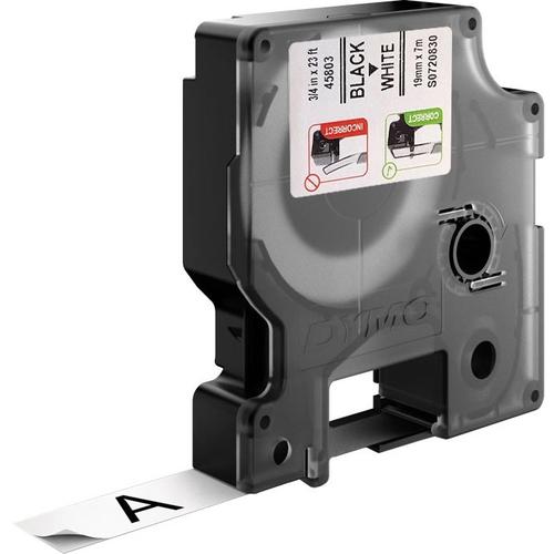 Banda laminata Dymo D1 DY45803, 19mm (Negru/Alb) 1 Banda laminata Dymo D1 DY45803, 19mm (Negru/Alb)