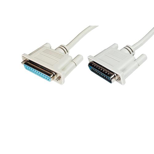 Cablu, Assmann, Datatransfer, D-Sub25, 10m, Bej, AK-610201-100-E 1 Cablu, Assmann, Datatransfer, D-Sub25, 10m, Bej, AK-610201-100-E