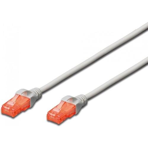 Cablu U / UTP Digitus Patch Cord, Cat. 6 Professional, Pvc, 3 m, Gri 1 Cablu U / UTP Digitus Patch Cord, Cat. 6 Professional, Pvc, 3 m, Gri