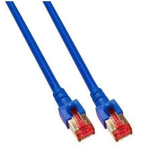 Cablu de retea din fibra optica cu miez de cupru, EFB Elektronik, S/FTP cat6A LSZH 1m, Albastru 1 Cablu de retea din fibra optica cu miez de cupru, EFB Elektronik, S/FTP cat6A LSZH 1m, Albastru