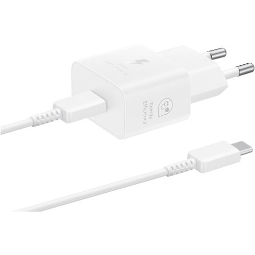 Incarcator Retea Samsung EP-T2510XWEGEU, 25W, 3A, 1 X USB-C, Cablu USB-C (Alb) 1 Incarcator Retea Samsung EP-T2510XWEGEU, 25W, 3A, 1 X USB-C, Cablu USB-C (Alb)