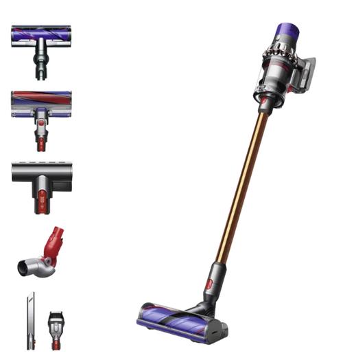 Aspirator vertical Dyson V10 Absolute, 0.76 L, Autonomie 60 min (Nichel/Cupru) 1 Aspirator vertical Dyson V10 Absolute, 0.76 L, Autonomie 60 min (Nichel/Cupru)