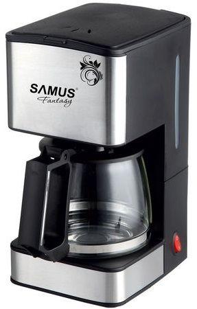Cafetiera Samus FANTASY, 0.8L, 680W (Negru/Inox)