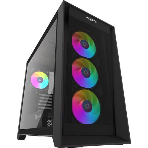 Carcasa AQIRYS XO-1 ARGB, Middle Tower (Negru) 1 Carcasa AQIRYS XO-1 ARGB, Middle Tower (Negru)