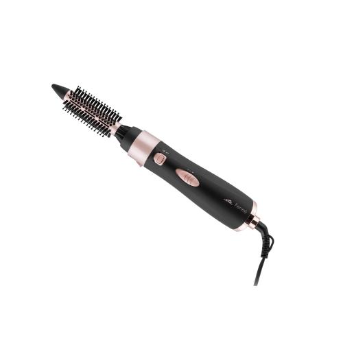 Perie ondulatoare cu aer cald si ionizare ETA Fenite 5321 90010, black edition, 1000 W, 6 accesorii (Negru/Roz) 1 Perie ondulatoare cu aer cald si ionizare ETA Fenite 5321 90010, black edition, 1000 W, 6 accesorii (Negru/Roz)