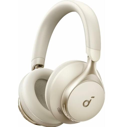 Casti Stereo Wireless Over-Ear Anker Soundcore Space One, Bluetooth 5.3, Adaptive Active Noise Cancelling, LDAC Hi-Res (Bej) 1 Casti Stereo Wireless Over-Ear Anker Soundcore Space One, Bluetooth 5.3, Adaptive Active Noise Cancelling, LDAC Hi-Res (Bej)