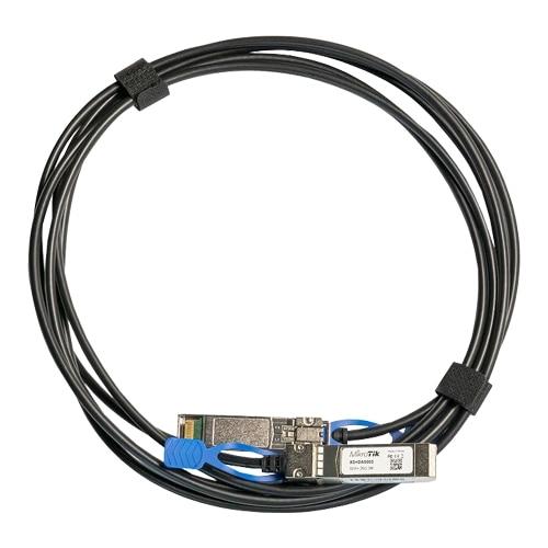 Cablu SFP/SFP+/SFP28, 1/10/25G, 3m, Mikrotik 1 Cablu SFP/SFP+/SFP28, 1/10/25G, 3m, Mikrotik