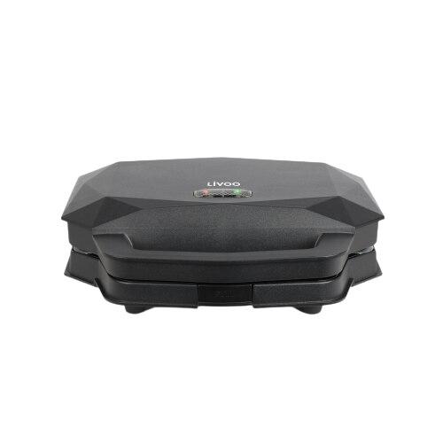 Aparat pentru gaufre/waffle Livoo DOP232, Placi interschimbabile, 1000 W (Negru) 1 Aparat pentru gaufre/waffle Livoo DOP232, Placi interschimbabile, 1000 W (Negru)