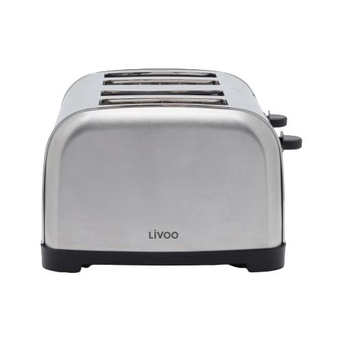 Prajitor de paine dublu Livoo DOD197, 1500 W (Argintiu)