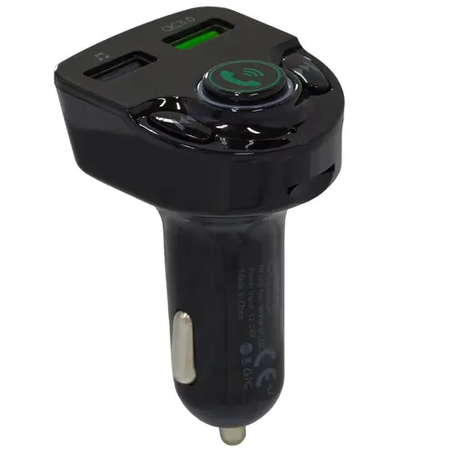 Modulator Auto FM Spacer SPFM-01-QC, Bluetooth 5.0 1 Modulator Auto FM Spacer SPFM-01-QC, Bluetooth 5.0