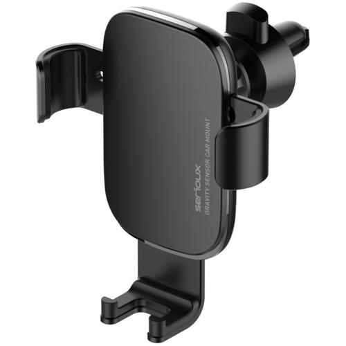 Suport auto telefon Serioux Gravity CH03, prindere Grila ventilatie, Negru 1 Suport auto telefon Serioux Gravity CH03, prindere Grila ventilatie, Negru