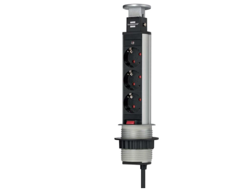 Priza multi.retractab.tower 3P 2M 1 Priza multi.retractab.tower 3P 2M