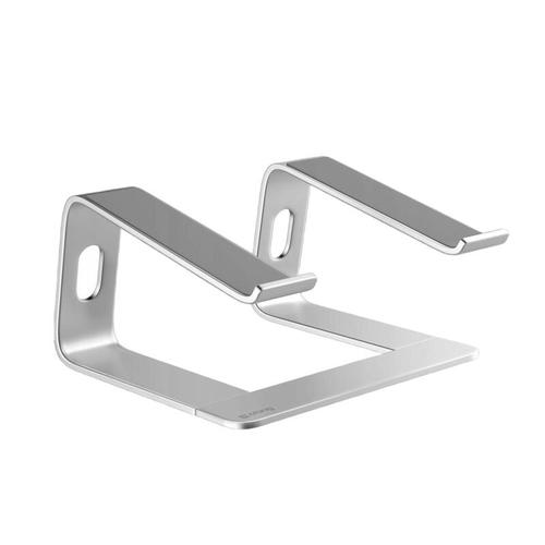 Suport ergonomic pentru laptop Crong, Aluminiu/Cauciuc, Argintiu 1 Suport ergonomic pentru laptop Crong, Aluminiu/Cauciuc, Argintiu