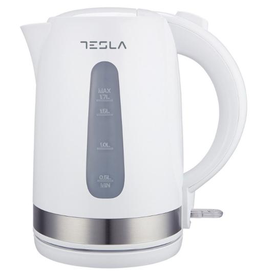 Fierbator electric Tesla KT200WX, 2200W, 1.7L, Incalzitor ascuns, Strix Control, Indicator luminos (Alb/Inox) 1 Fierbator electric Tesla KT200WX, 2200W, 1.7L, Incalzitor ascuns, Strix Control, Indicator luminos (Alb/Inox)