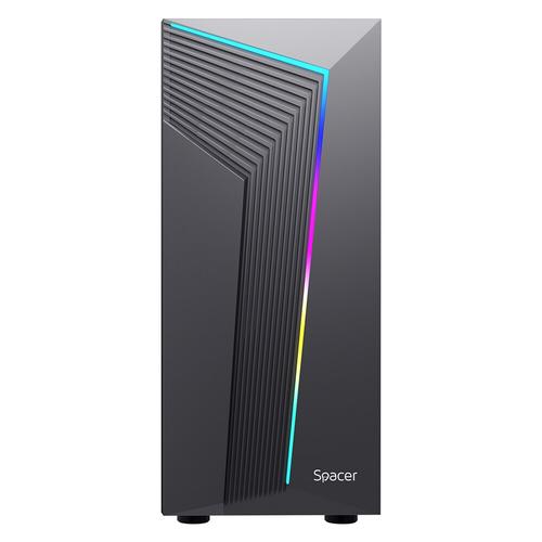 Carcasa SPACER WARRIOR, Middle Tower (Negru) 1 Carcasa SPACER WARRIOR, Middle Tower (Negru)