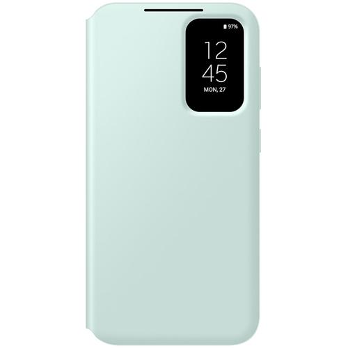 Husa de protectie Samsung Flip S-View Wallet Cover pentru Galaxy S23 FE, Verde 1 Husa de protectie Samsung Flip S-View Wallet Cover pentru Galaxy S23 FE, Verde