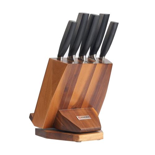 Set cutite 6 piese, suport rotativ - Zokura 1 Set cutite 6 piese, suport rotativ - Zokura