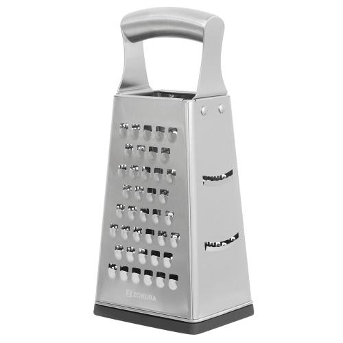 Razatoare multifunctionala, inox, cu tavita pentru colectare - Zokura 1 Razatoare multifunctionala, inox, cu tavita pentru colectare - Zokura