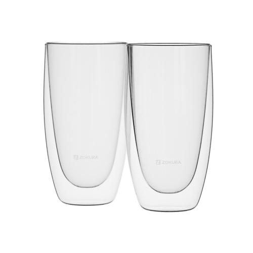 Set 2 pahare, cu perete dublu, 450ml - Zokura 1 Set 2 pahare, cu perete dublu, 450ml - Zokura