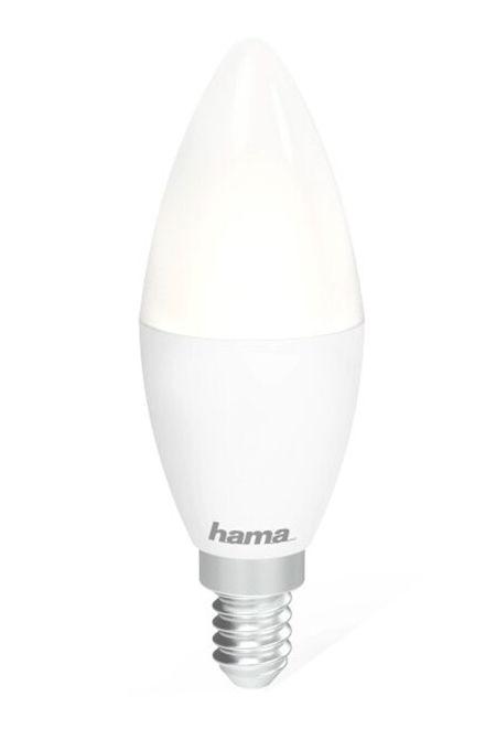 Bec LED Smart Hama 176583, Control Vocal/Aplicatie, E14, 5.5W, Clasa F (Alb) 1 Bec LED Smart Hama 176583, Control Vocal/Aplicatie, E14, 5.5W, Clasa F (Alb)