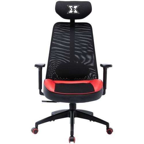 Scaun gaming Serioux Kyrian, Textil, Rosu/Negru 1 Scaun gaming Serioux Kyrian, Textil, Rosu/Negru